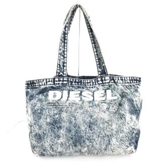 ディーゼル(DIESEL)のディーゼル トートバッグ - ネイビー×白(トートバッグ)