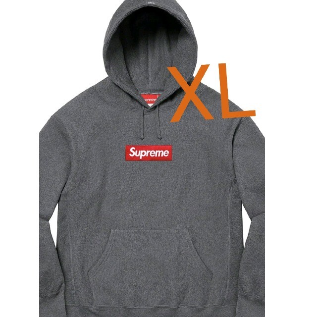 Supreme Box Logo Hooded SweatshirtCharcoトップス