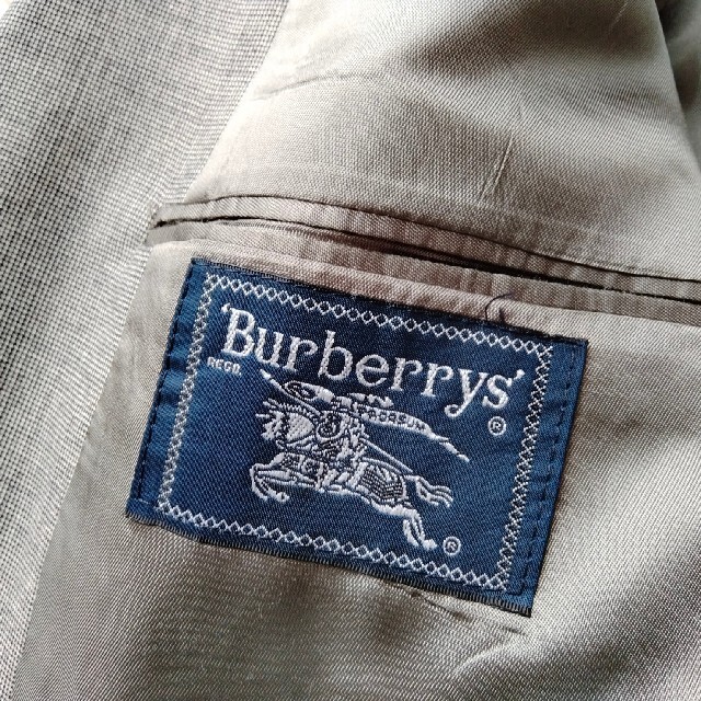 BURBERRY(バーバリー)のバーバリー　Burberry　テーラードジャケット　グレー　オーバーサイズ メンズのジャケット/アウター(テーラードジャケット)の商品写真