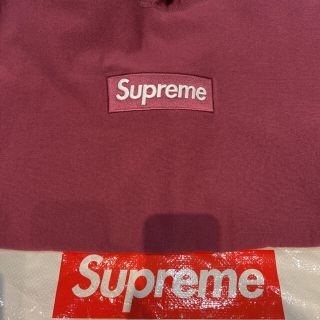 supreme box logo hooded パーカー pulm 紫 Mサイズ(パーカー)