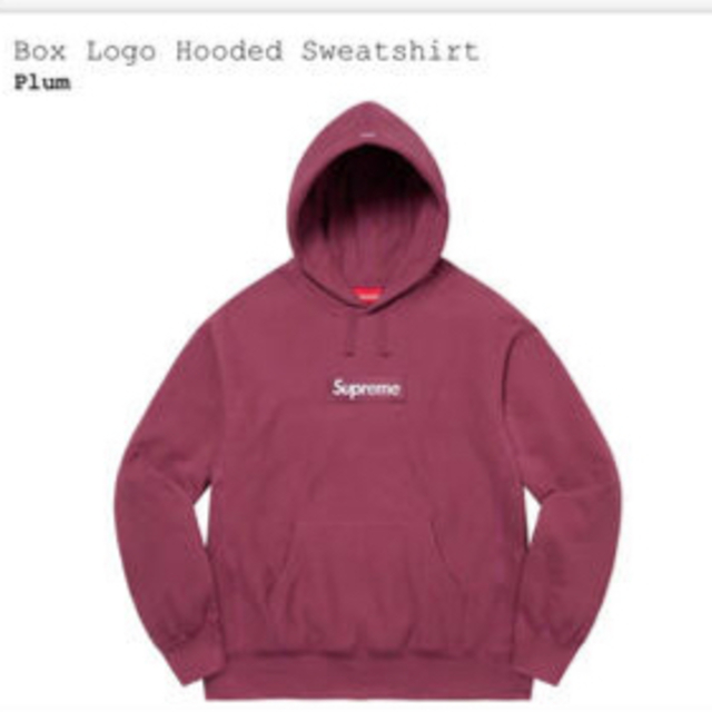 Supreme Box Logo Hooded Sweatshirt Plum カタログギフトも ...