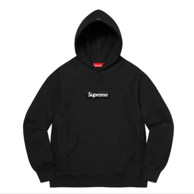 カラーブラックSupreme Box Logo Hooded Sweatshirt Black