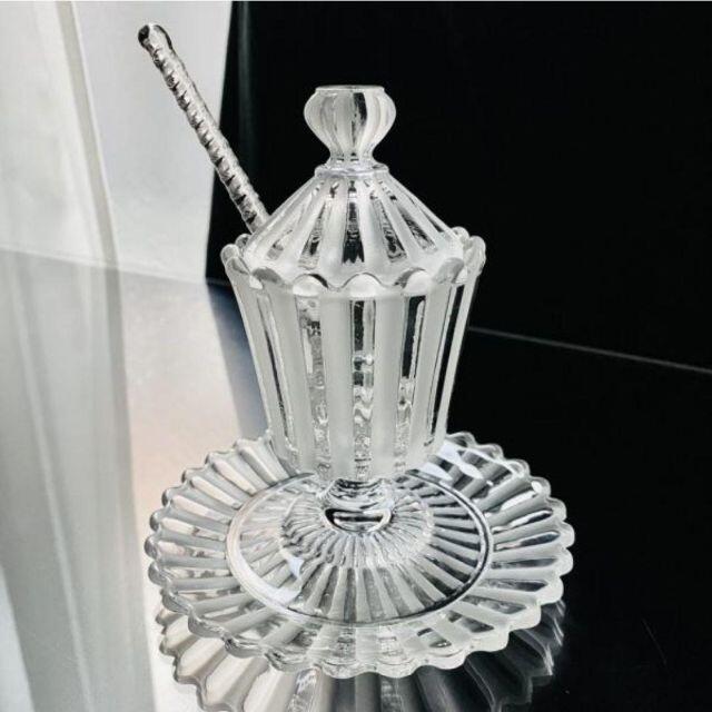 極上の逸品☆オールドバカラ Cotes Alternees シュガーポット - 容器