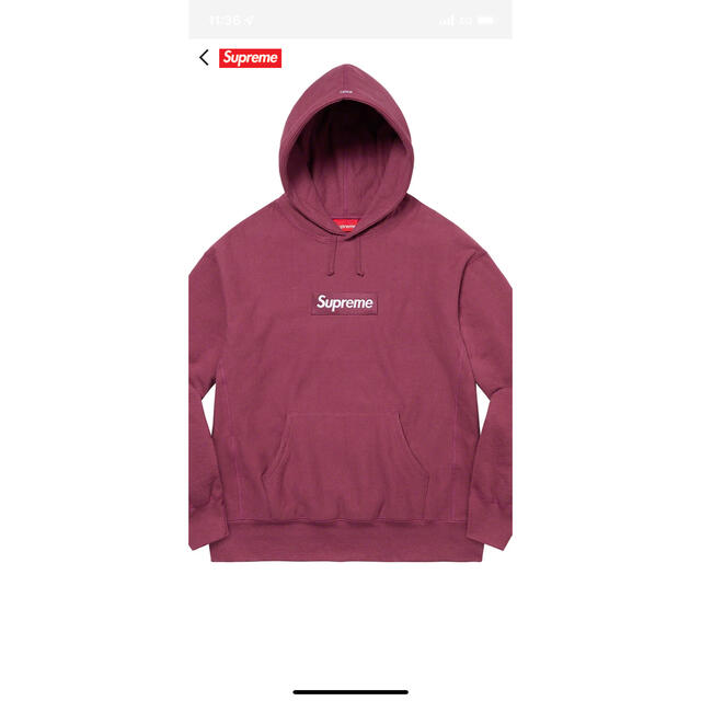 supreme Box Logo Hooded Sweatshirt　2021