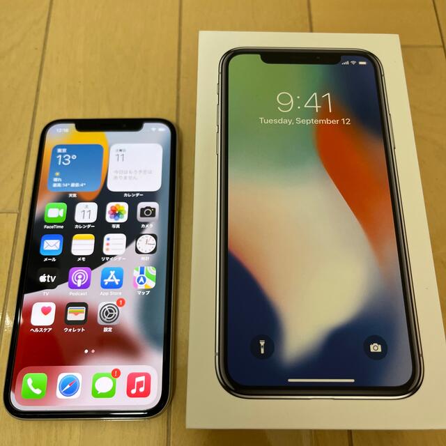 Apple機種対応機種iPhone X 64GB simフリー スペースグレイ