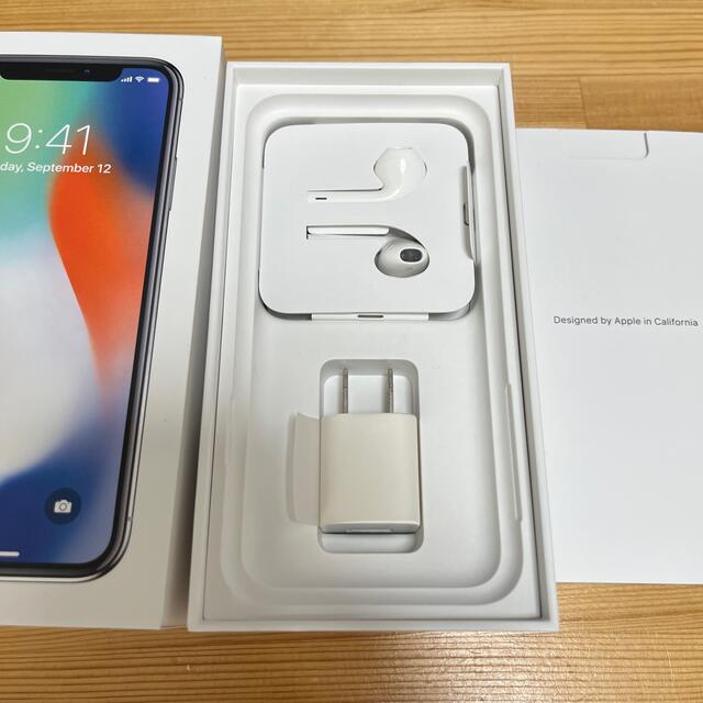 iPhone X 64GB simフリー スペースグレイ