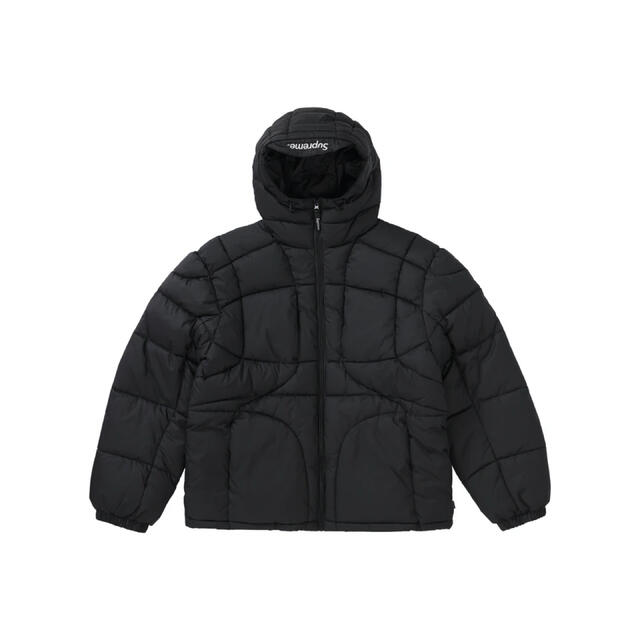 新品 SUPREME Warp Hooded Puffy Jacket Sサイズ