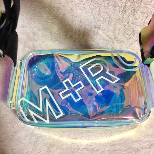 OVERDUE TRANSPARENT RAINBOW SHOULDER BAG