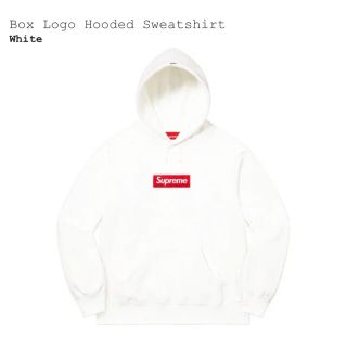 シュプリーム(Supreme)のBox Logo Hooded Sweatshirt Washed white(パーカー)