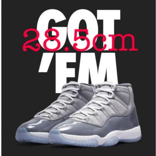 ナイキ(NIKE)のNIKE AIR JORDAN 11 COOL GREY クールグレー 28.5(スニーカー)