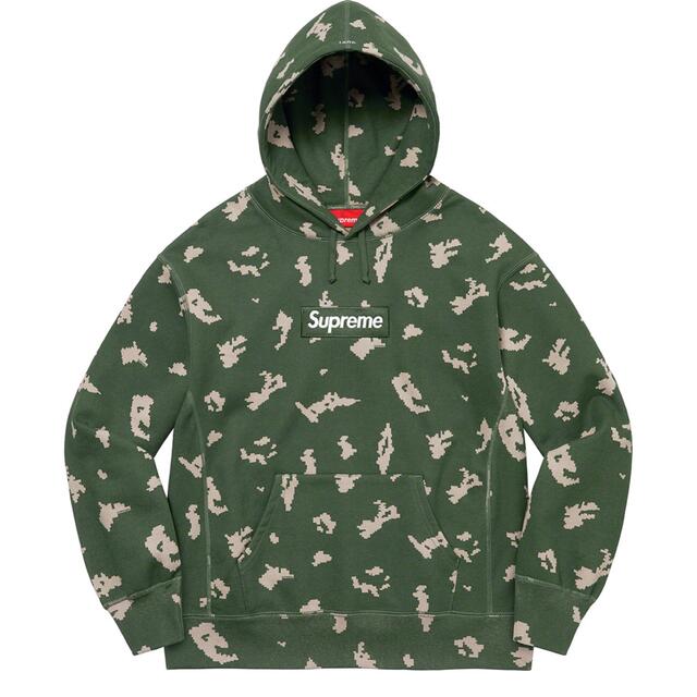 Supreme Box Logo Hooded Sweatshirt XL カモ