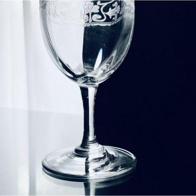 オールドバカラFleur de lys Chablisシャブリ百合のワイングラス