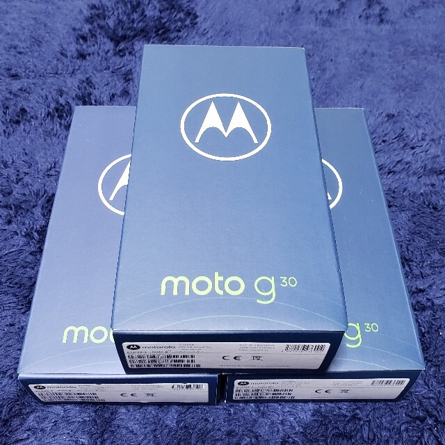 Motorola - moto g30 新品未開封3台セット★モトローラmotorola