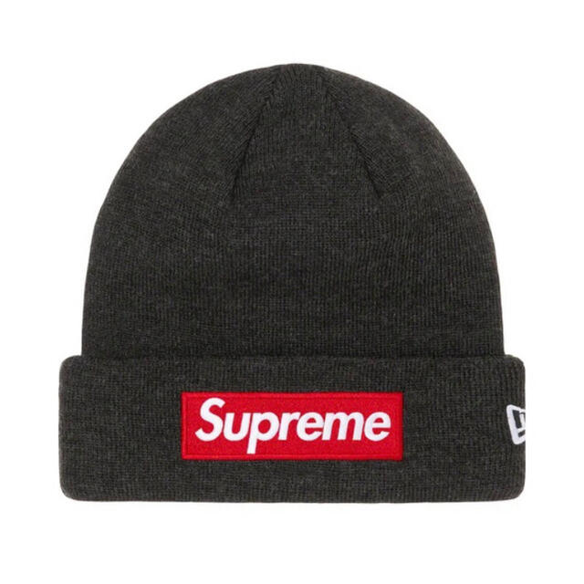 suprem newera beanie ビーニー　ニューエラ　チャコール帽子