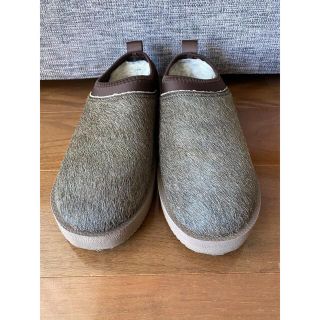 ドゥーズィエムクラス(DEUXIEME CLASSE)の美品 Deuxieme Classe SUICOKE ハラコ ムートンスリッポン(スニーカー)