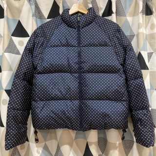 ザノースフェイス(THE NORTH FACE)のザノースフェイスTHE NORTH FACEドット柄ヌプシダウンジャケットL美品(ダウンジャケット)