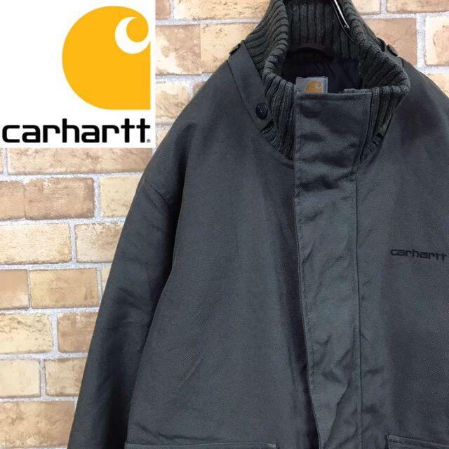 Carhartt 黒 ワークジャケット フーディ