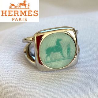 高品質在庫 Hermes - エルメス HERMES コロゾリング 52 シルバー