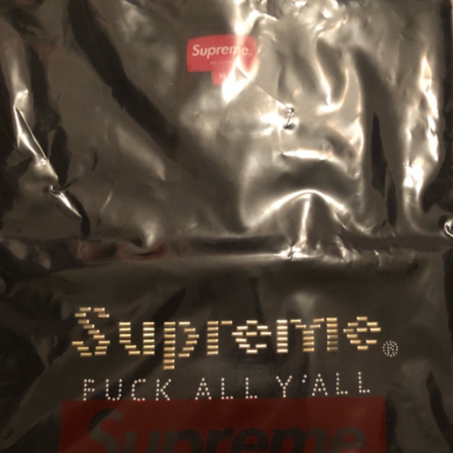 SUPREME Gold Bars Tee Black L