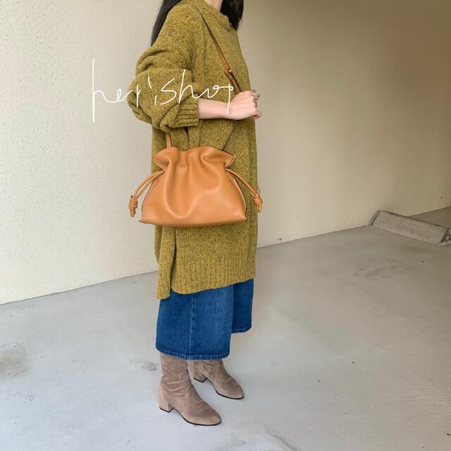しっとり 高品質 牛革 本革 レザー 巾着 クラッチ ショルダー 14