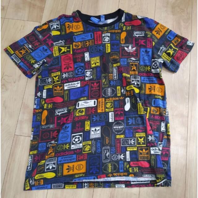夏期間限定☆メーカー価格より68%OFF!☆ アディダス adidas 総柄 Tシャツ 刺繍ロゴ トレフォイル マルチカラー 通販 アディダス トレフォイル刺繍ロゴ ジャージXL
