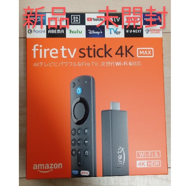 【新品・未開封】 fire TV stick 4K MAX