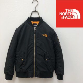 ザノースフェイス(THE NORTH FACE)の【☆ノースフェイス☆】MA-1　ブラック　キッズ140(ジャケット/上着)