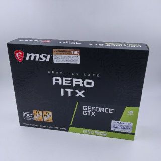 新品未開封MSI GeForce GTX 1660super(PCパーツ)