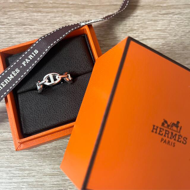 Hermes(エルメス)の【mmmmtr_baby様専用】HERMES シェーヌダンクル リング レディースのアクセサリー(リング(指輪))の商品写真