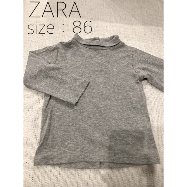 ZARA KIDS(ザラキッズ)のzarababy ミドルネックトップス　タートルネック　ザラベビー　ザラベイビー キッズ/ベビー/マタニティのキッズ服女の子用(90cm~)(Tシャツ/カットソー)の商品写真