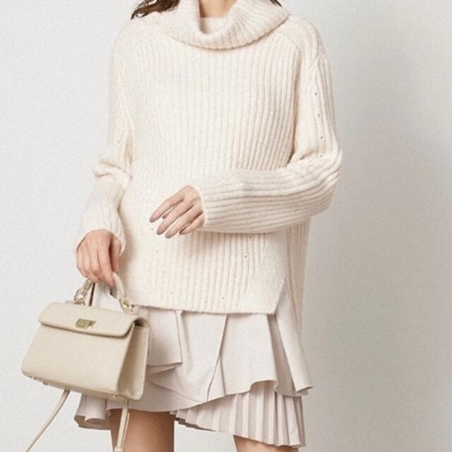 SNIDEL - snidel♡フリルコンビニットワンピース♡完売品