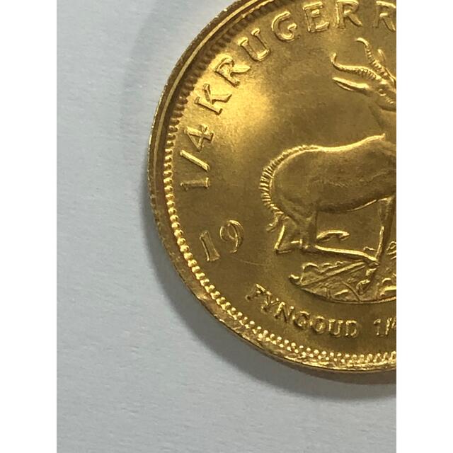 K22 クルーガーランド金貨 1/4オンス 約8.5g 1985年製 南アフリカ 人気 