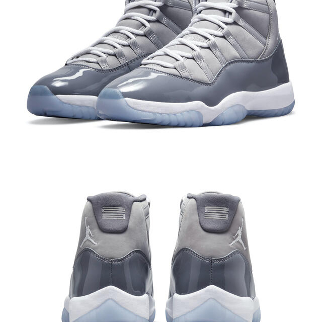 NIKE(ナイキ)のNIKE AIR JORDAN 11 Cool Grey 26.5cm メンズの靴/シューズ(スニーカー)の商品写真