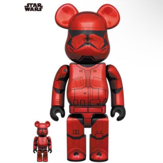 BE@RBRICK SITH TROOPER CHROME 100％400％