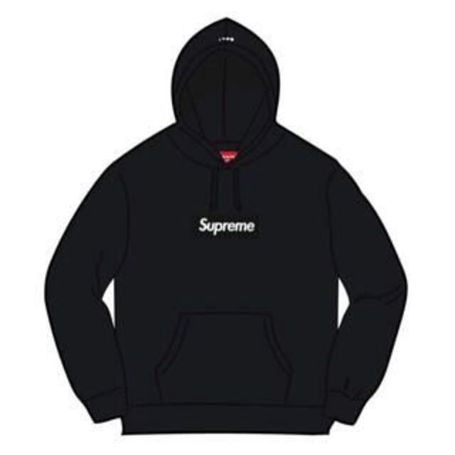 supreme box logo black L