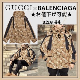 グッチ(Gucci)の緊急値下げ☆GUCCI×BALENCIAGAJumbo GG jacket(ナイロンジャケット)