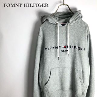 トミーヒルフィガー(TOMMY HILFIGER)のTOMMY HILFIGER パーカー　トミーヒルフィガー  メンズ　グレー　S(パーカー)