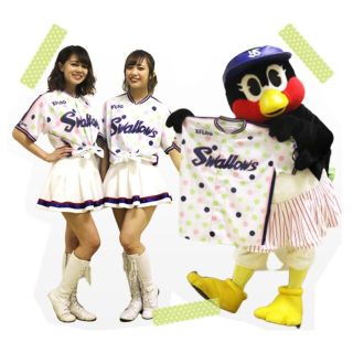 トウキョウヤクルトスワローズ(東京ヤクルトスワローズ)の【未使用】東京ヤクルトスワローズ レディースユニフォーム キャップ(応援グッズ)