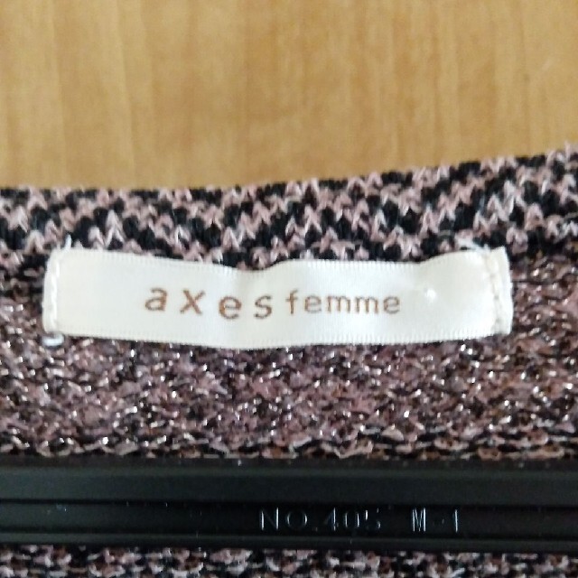 axes femme(アクシーズファム)の[美品]axes femme トップス リボン レディースのトップス(カットソー(長袖/七分))の商品写真