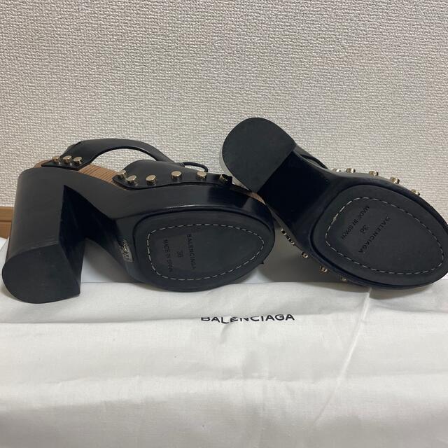 Balenciaga(バレンシアガ)の【美品】バレンシアガ　レザーサンダル レディースの靴/シューズ(サンダル)の商品写真