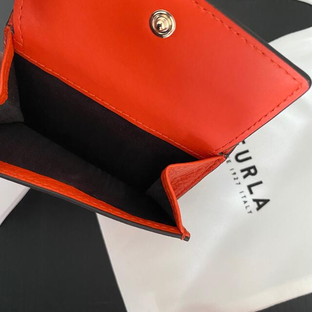 新品☆FURLA フルラ ブラック ペプルドレザー 折り財布