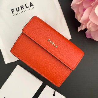 フルラ(Furla)の【新品】FURLA フルラ★折り財布 オレンジレッド(財布)