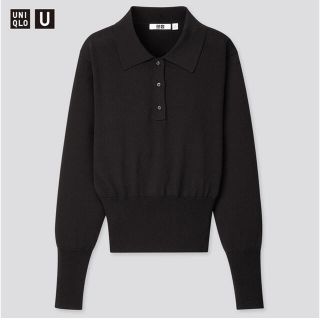 ユニクロ(UNIQLO)の※専用※ユニクロ　ニットポロシャツ (長袖)(ニット/セーター)