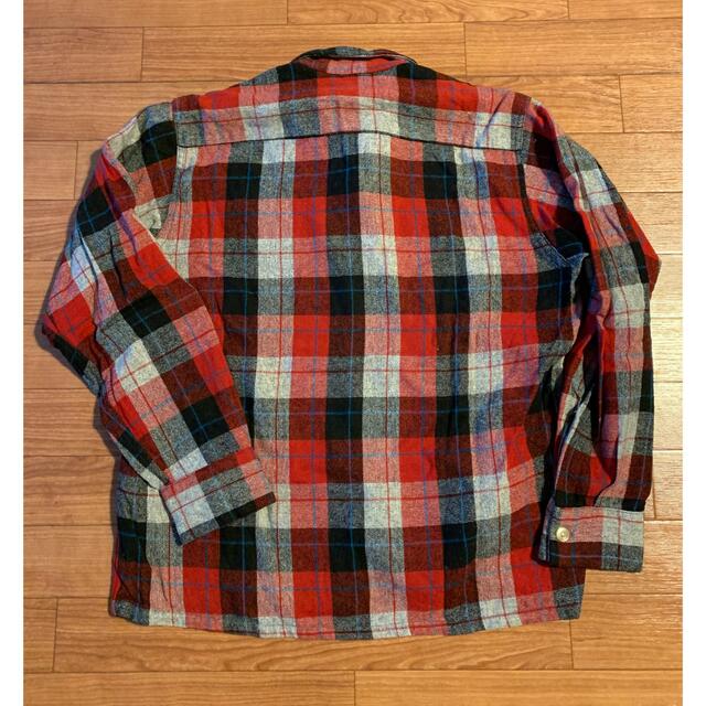 PENDLETON(ペンドルトン)のPERSONALITY SHIRT チェックウールシャツ M 古着 メンズのトップス(シャツ)の商品写真