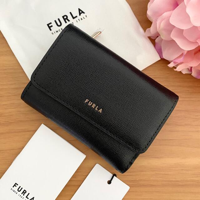 【新品】FURLA フルラ★折り財布 ブラック 黒