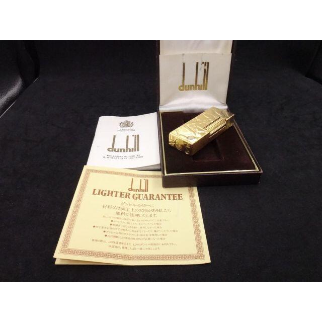 一部予約!】 dunhill ダンヒル ガスライター 金箔柄 ケース付 kids