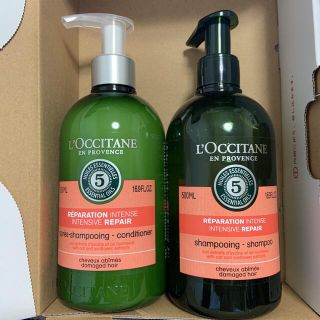 ロクシタン(L'OCCITANE)のロクシタン ファイブハーブスリペアリングシャンプー　コンディショナー500ml(シャンプー/コンディショナーセット)