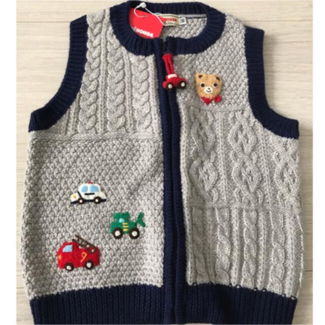 【通販激安】 ミキハウス ニットベスト アウター