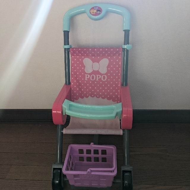 ちいめろ様専用✢ぽぽちゃん　ベビーカーセット キッズ/ベビー/マタニティのおもちゃ(ぬいぐるみ/人形)の商品写真