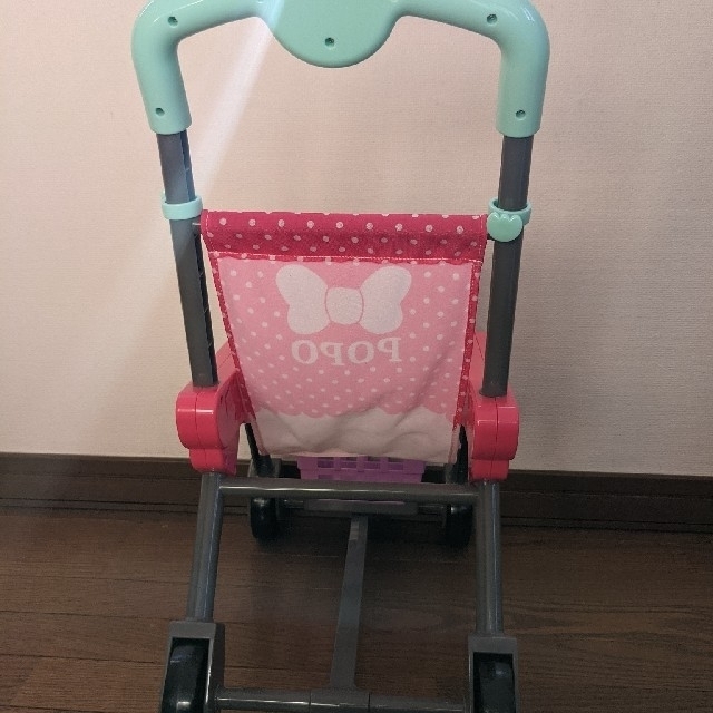 ちいめろ様専用✢ぽぽちゃん　ベビーカーセット キッズ/ベビー/マタニティのおもちゃ(ぬいぐるみ/人形)の商品写真